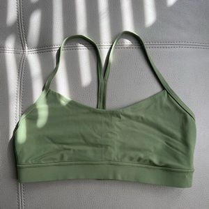Flow y sports bra- match green color